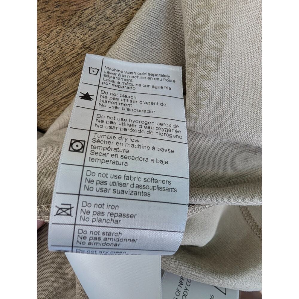 NWT Carhartt T Shirt Mens XL Khaki Flame Resistant Force Loose Fit Long Sleeve - Picture 5 of 6